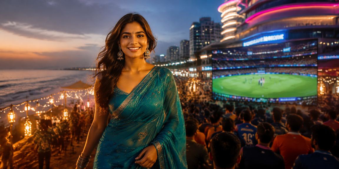 Cricket betting fun in Chennai Marina Beach area